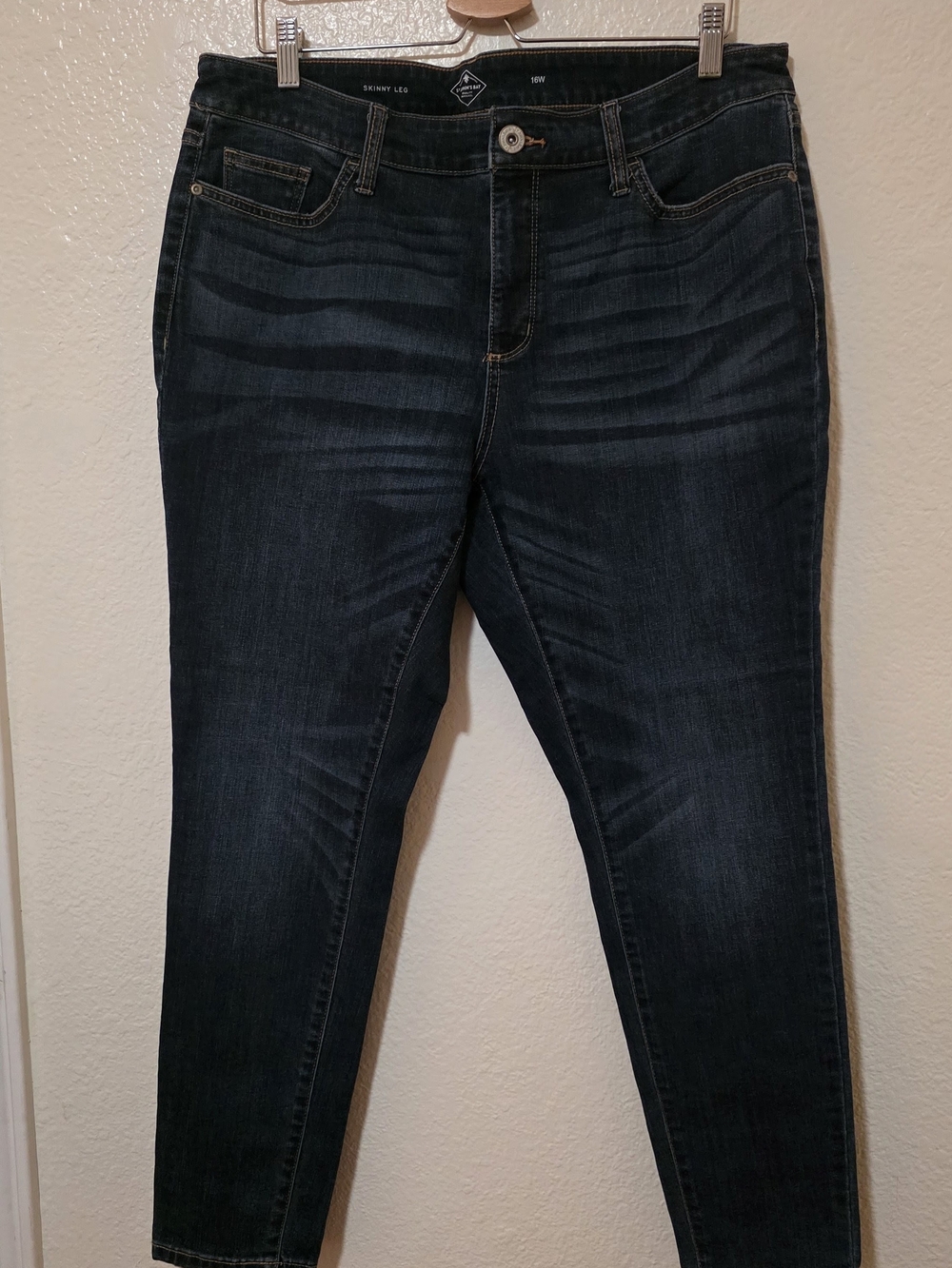 St. John's Bay Dark Blue Skinny Jeans for Women